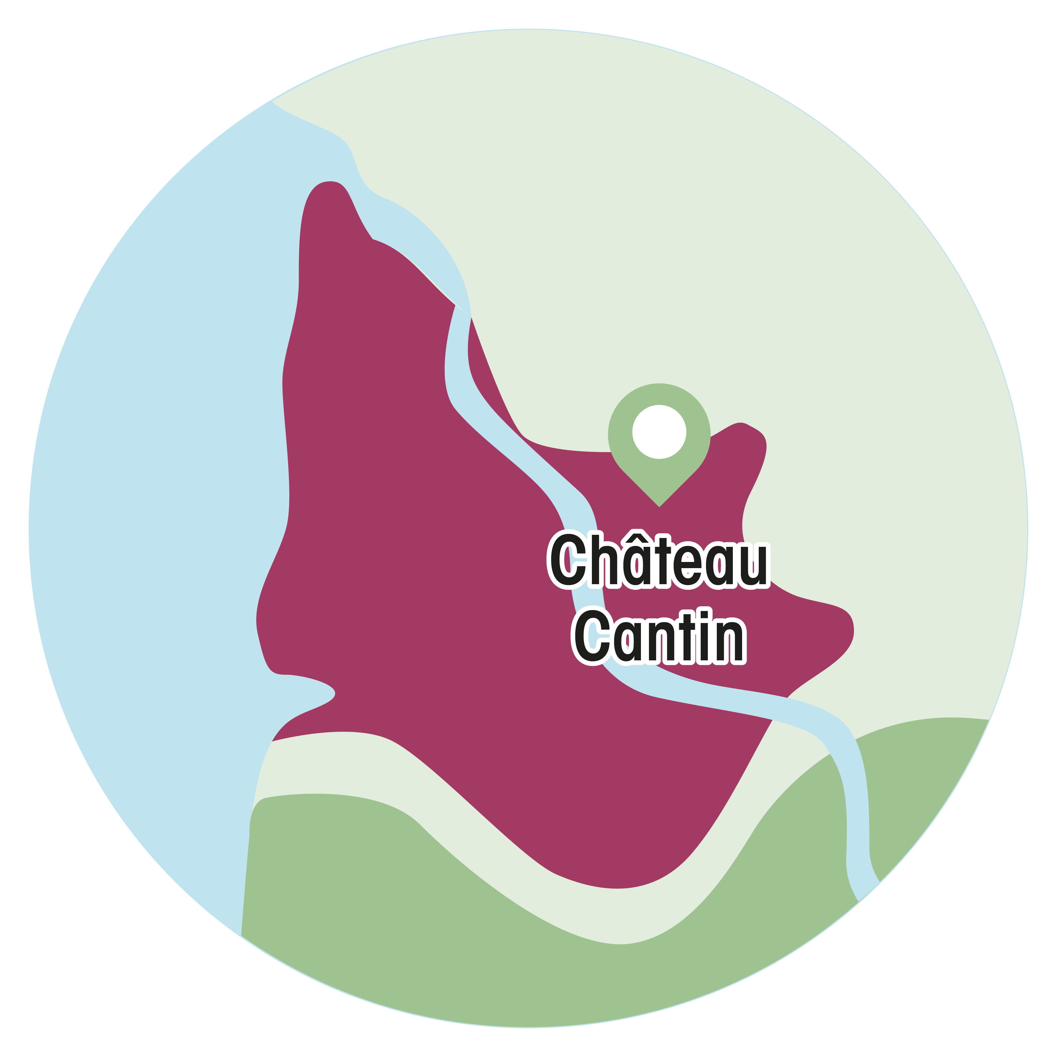 LOCALISATION Château Cantin